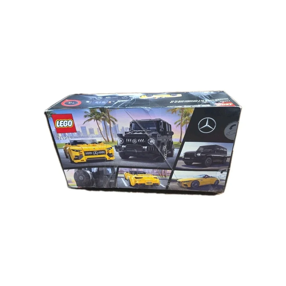 LEGO SPEED CHAMPIONS: Mercedes-AMG G 63 & Mercedes-AMG Sl 63 (76924) Dented box